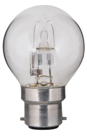 Halogen Golfball B22 28w Warm White