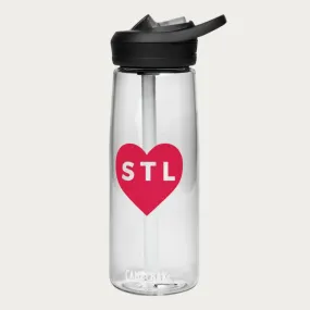 Heart STL Sports water bottle