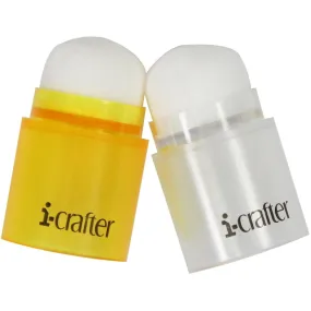 i-crafter i-Brush Blender Brushes 2 pack  - Yellow/Clear*