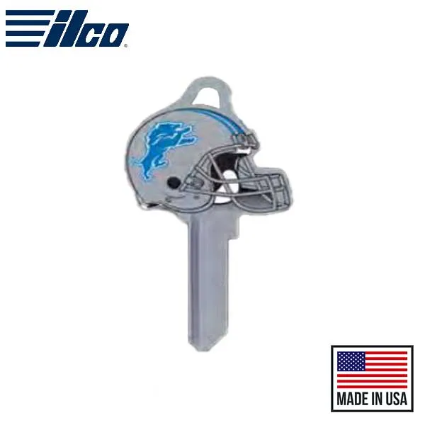 Ilco - NFL TeamKeys - Helmet Edition - Key Blank - Detroit Lions - KW1 (5 Pack)