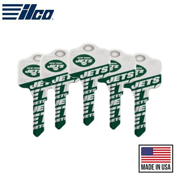 Ilco - NFL TeamKeys - Key Blank - New York Jets - KW1 (5 Pack)