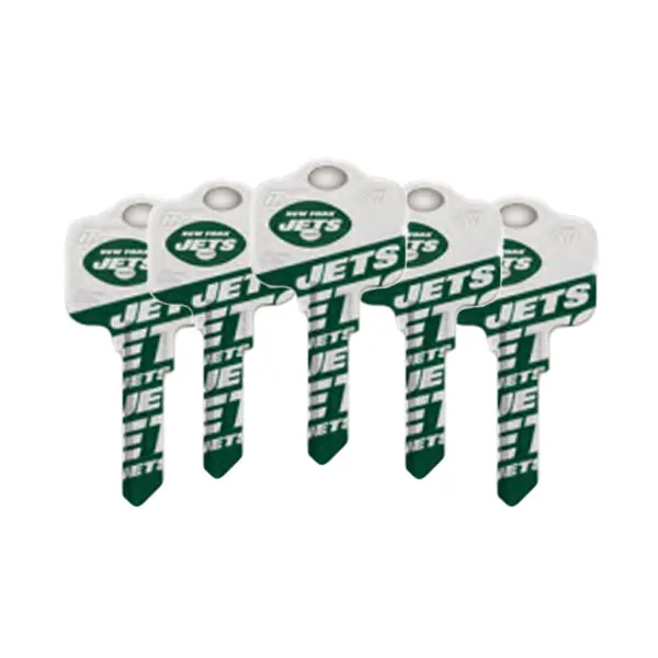 Ilco - NFL TeamKeys - Key Blank - New York Jets - KW1 (5 Pack)