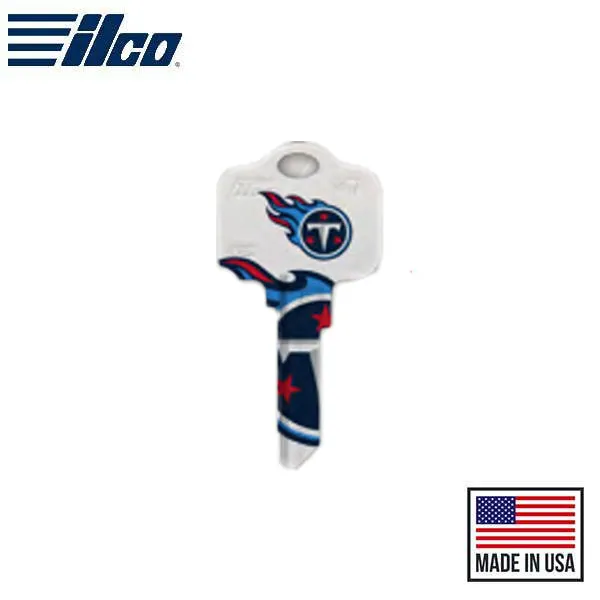 Ilco - NFL TeamKeys - Key Blank - Tennessee Titans - KW1 (5 Pack)