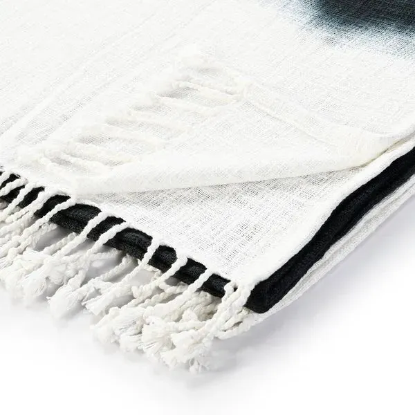 Iridescence 80265JEB Jet Black Throw Blanket