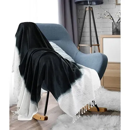 Iridescence 80265JEB Jet Black Throw Blanket