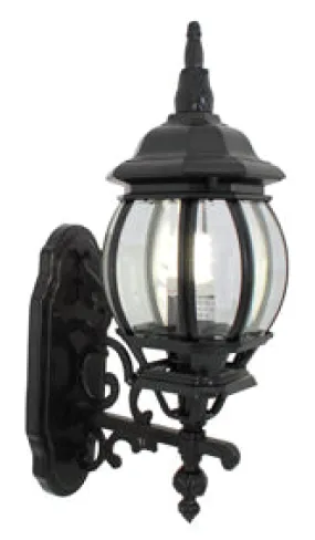 Lantern 8 Panel Up Facing Black