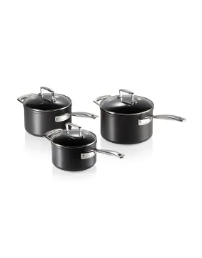 Le Creuset Toughened Non Stick 3 Saucepan Set