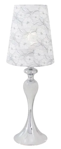 Le Fleur Floral T/Lamp 245mm Chrome W/O Shade