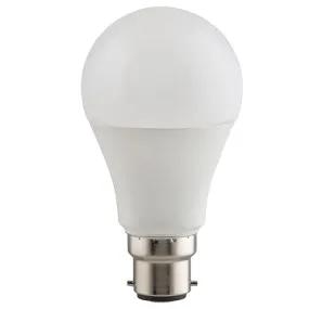 LED A60 9w B22 Cool White Globe Opal