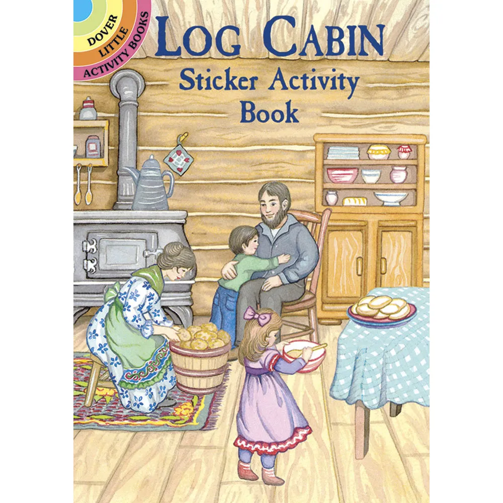 Log Cabin Sticker Activity Book 0486412660