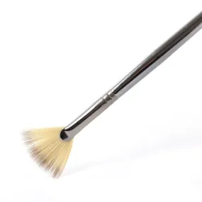 Long handled fan paintbrush