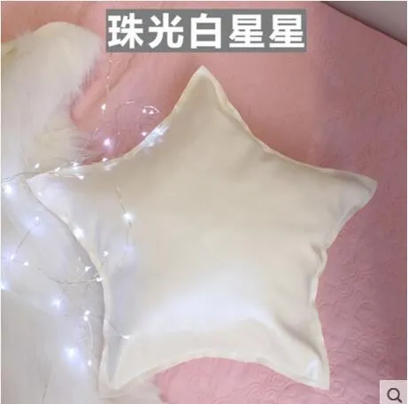 Love Star Pillow Cushion Core PU Imitation Leather