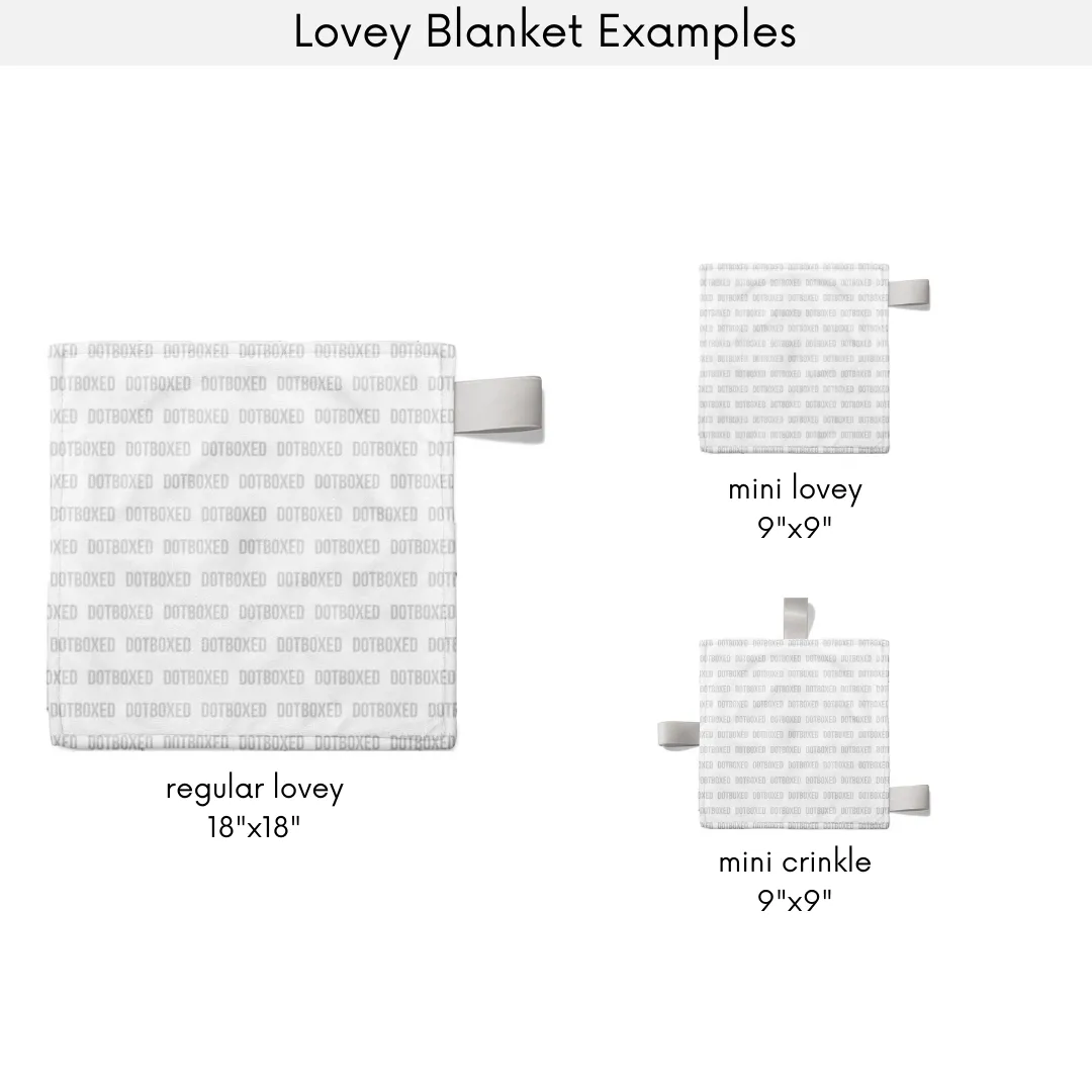 Lovey Blanket - Bears and Trees