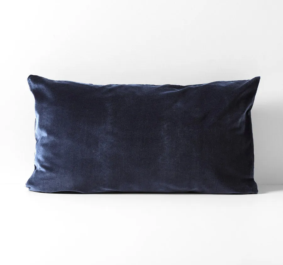 Luxury Velvet Standard Pillowcase Slate