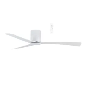 Martec Metro DC 1320mm Hugger Ceiling Fan Matt White