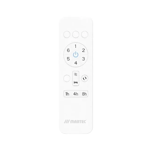 Martec Metro DC 1320mm Hugger Ceiling Fan Matt White