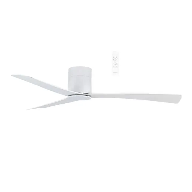 Martec Metro DC 1320mm Hugger Ceiling Fan Matt White