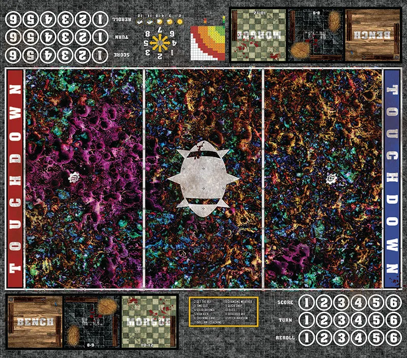 Mats by Mars:  Chaos Realm Fantasy Football Play Mat / Pitch