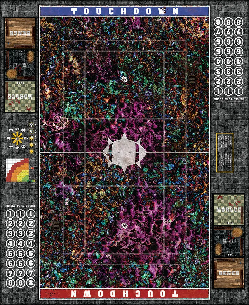 Mats by Mars:  Chaos Realm Fantasy Football Play Mat / Pitch