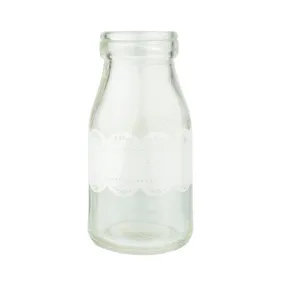 Mini Milk Bottle - Lace