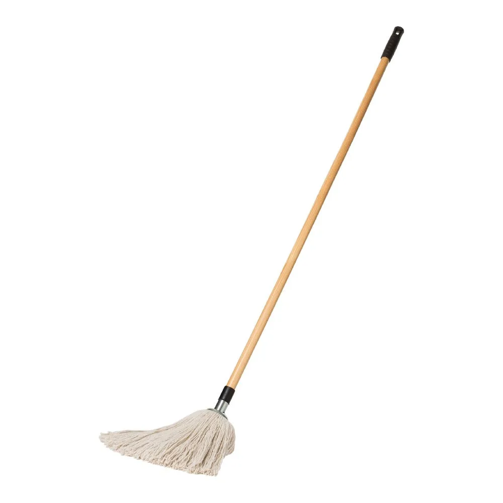 Mop with Wooden Handle