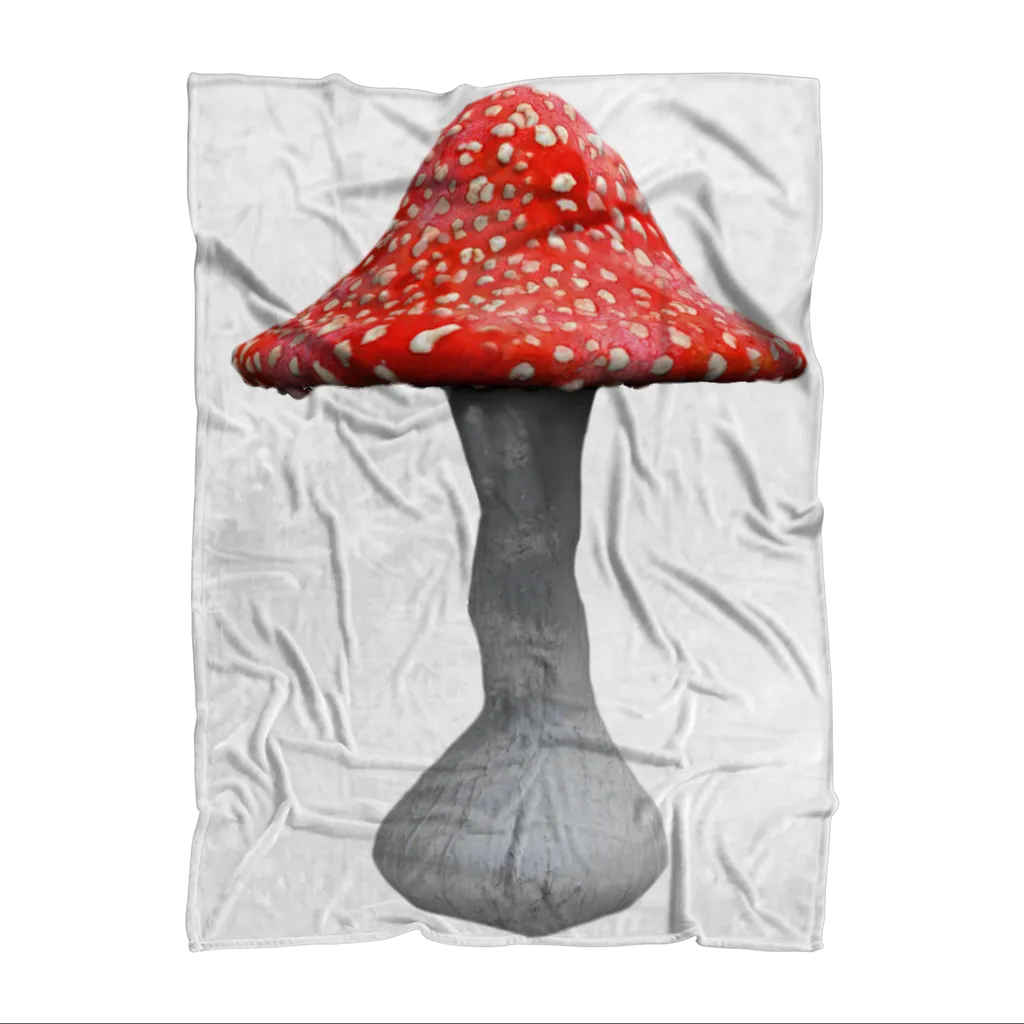 Mushroom2 Sublimation Throw Blanket