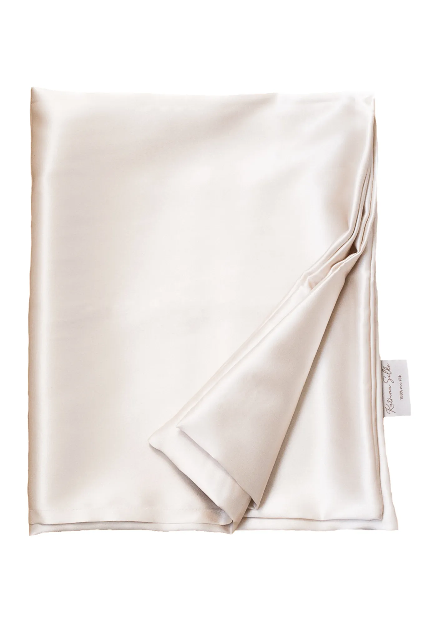 Natural silk pillowcase Cappuccino Beige