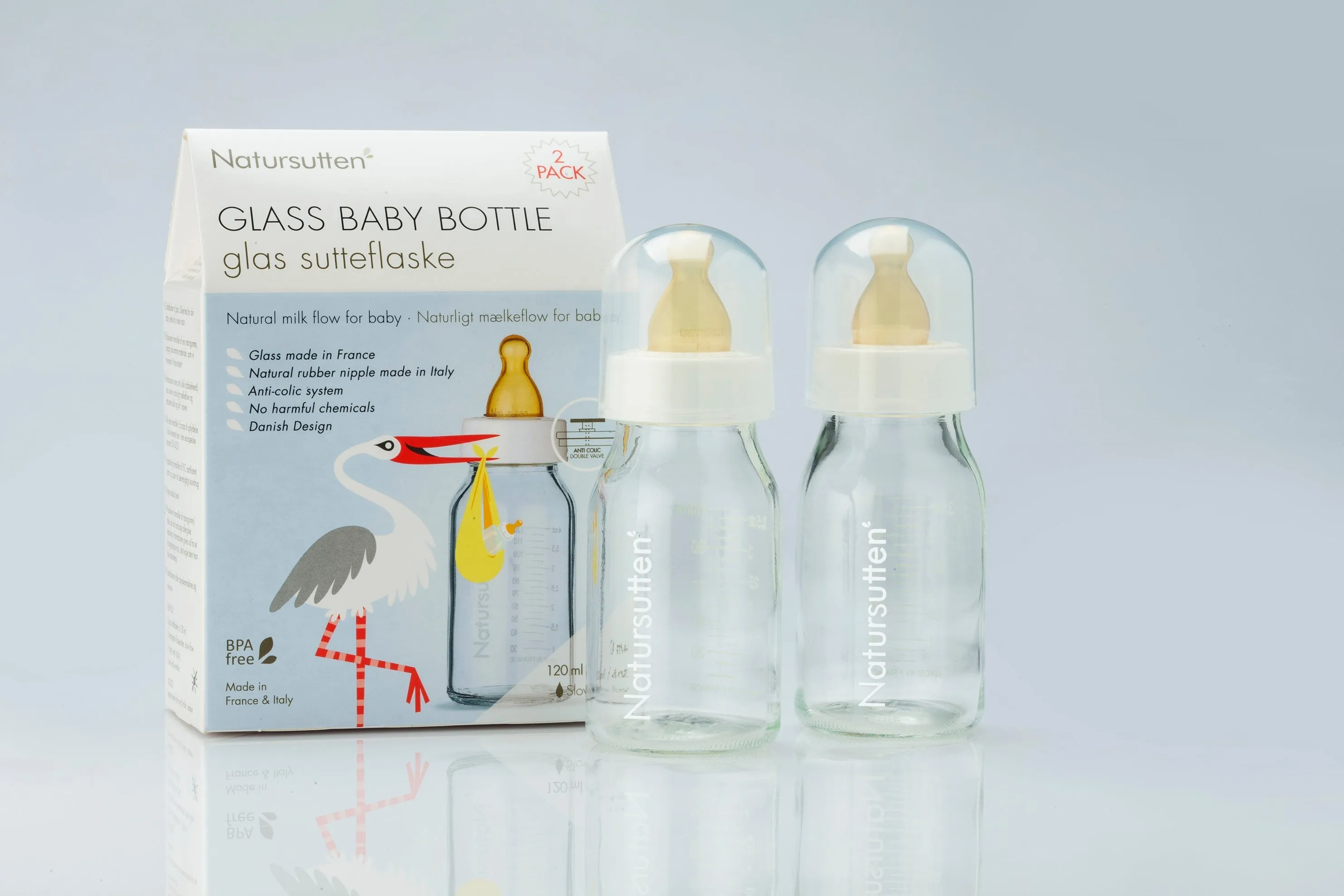 Natursutten Glass Baby Baby Bottles