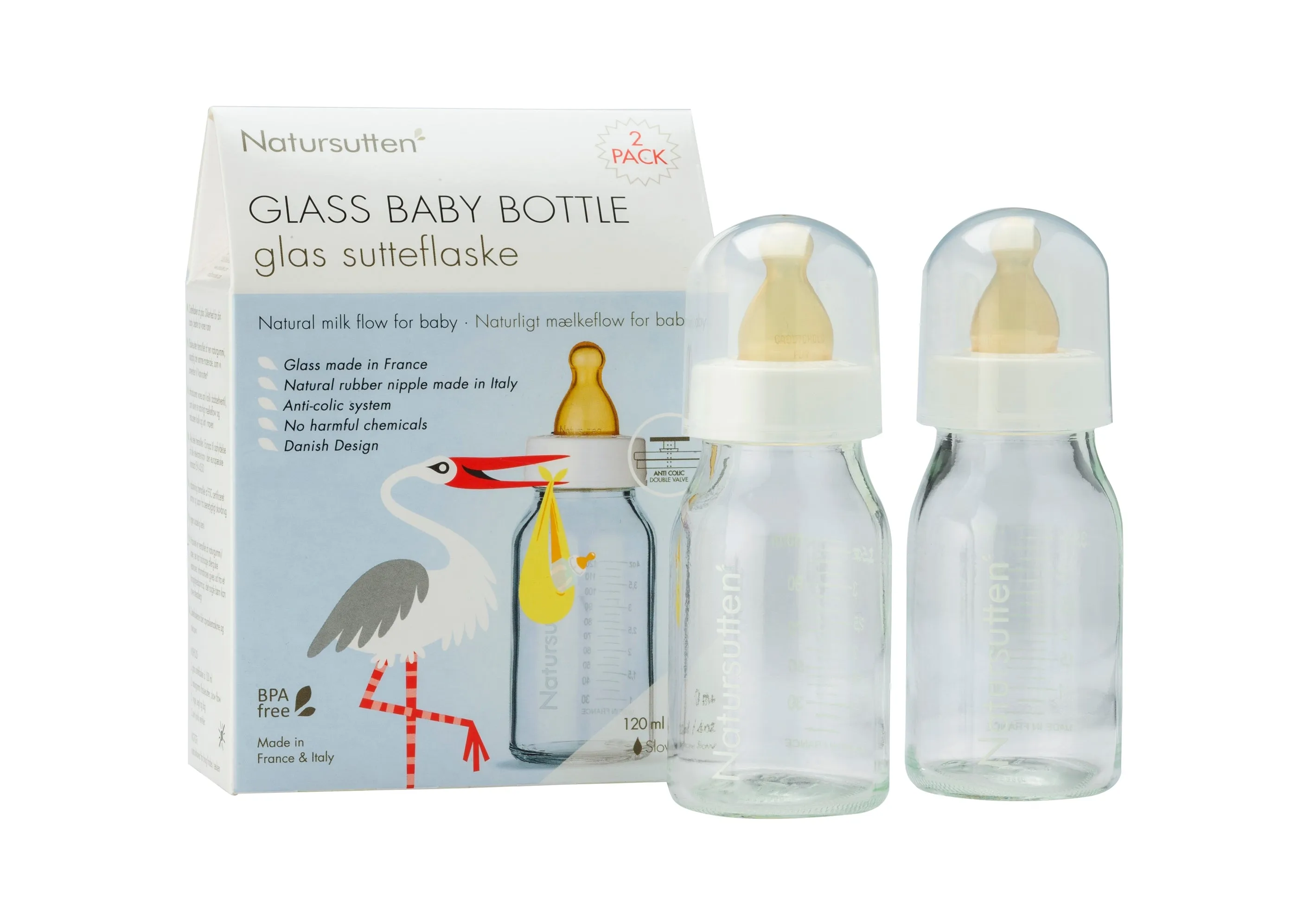 Natursutten Glass Baby Baby Bottles