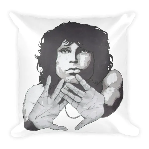 New Jim Morrison by Robert Bowen Cushion