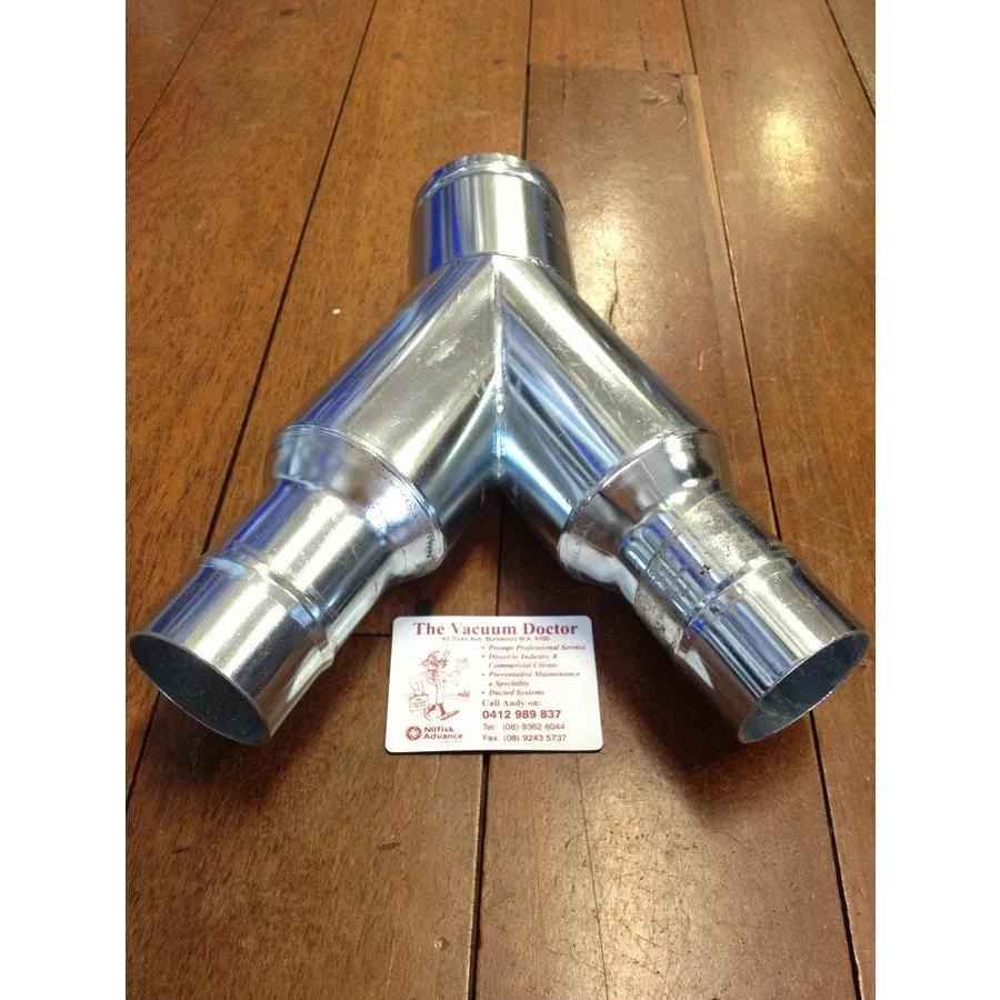 NilfiskCFM 50mm x 50mm x 50mm Bifurcation Reduction Y Joint For 2 x 50mm Hoses