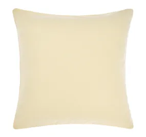 Nimes Linen European Pillowcase Lemon