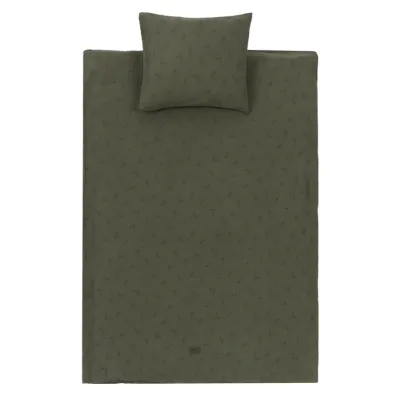 Nobodinoz Duvet cover Wabi-Sabi 100x140cm | Flore Vetiver