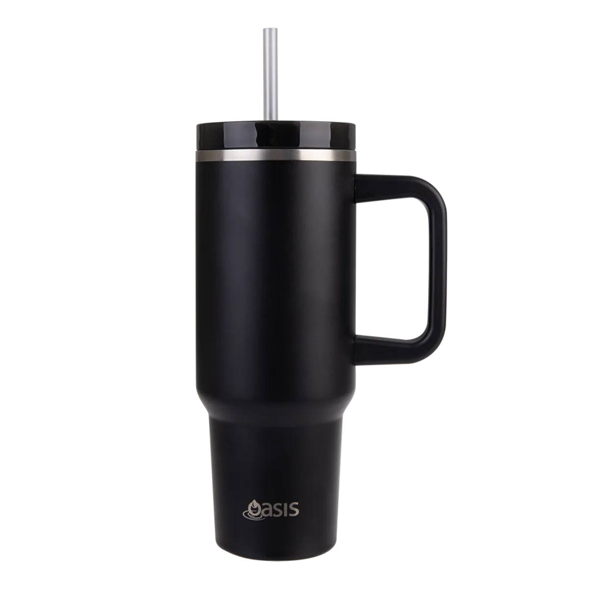 Oasis Stainless Steel Double Wall Insulated "Commuter" Travel Tumbler 1.2L - Black