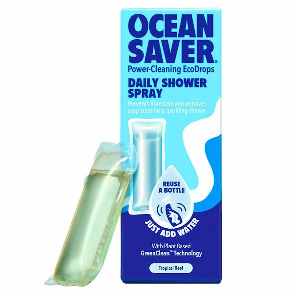 Oceansaver Daily Shower Spray Plastic Free Cleaning Drop - Tropical Reef