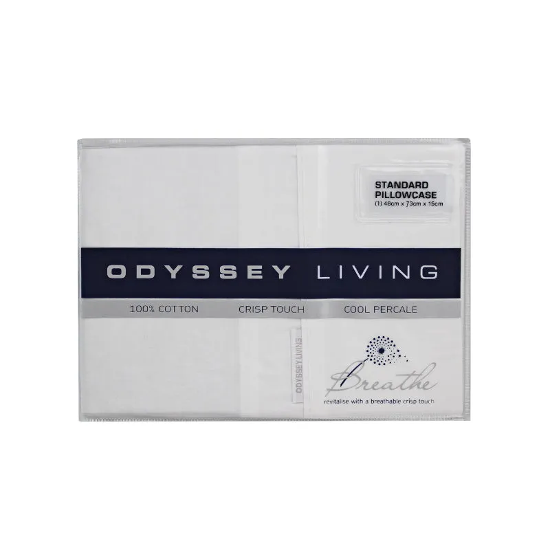 Odyssey Living Breathe Cotton Pillowcase