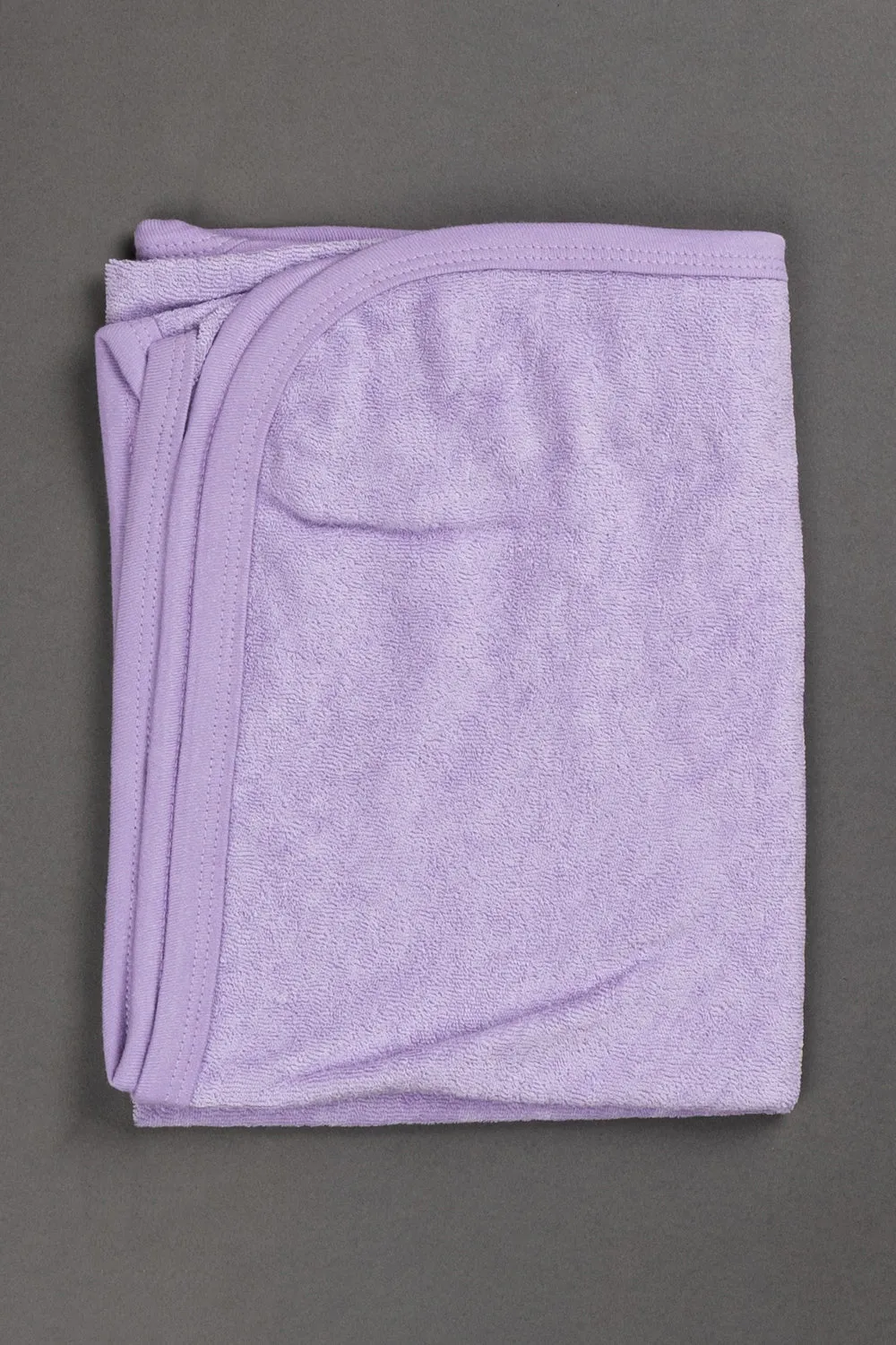 Oh Baby Cotton Interlock Terry Knit Animal Print Blanket - Lilac - Bk05