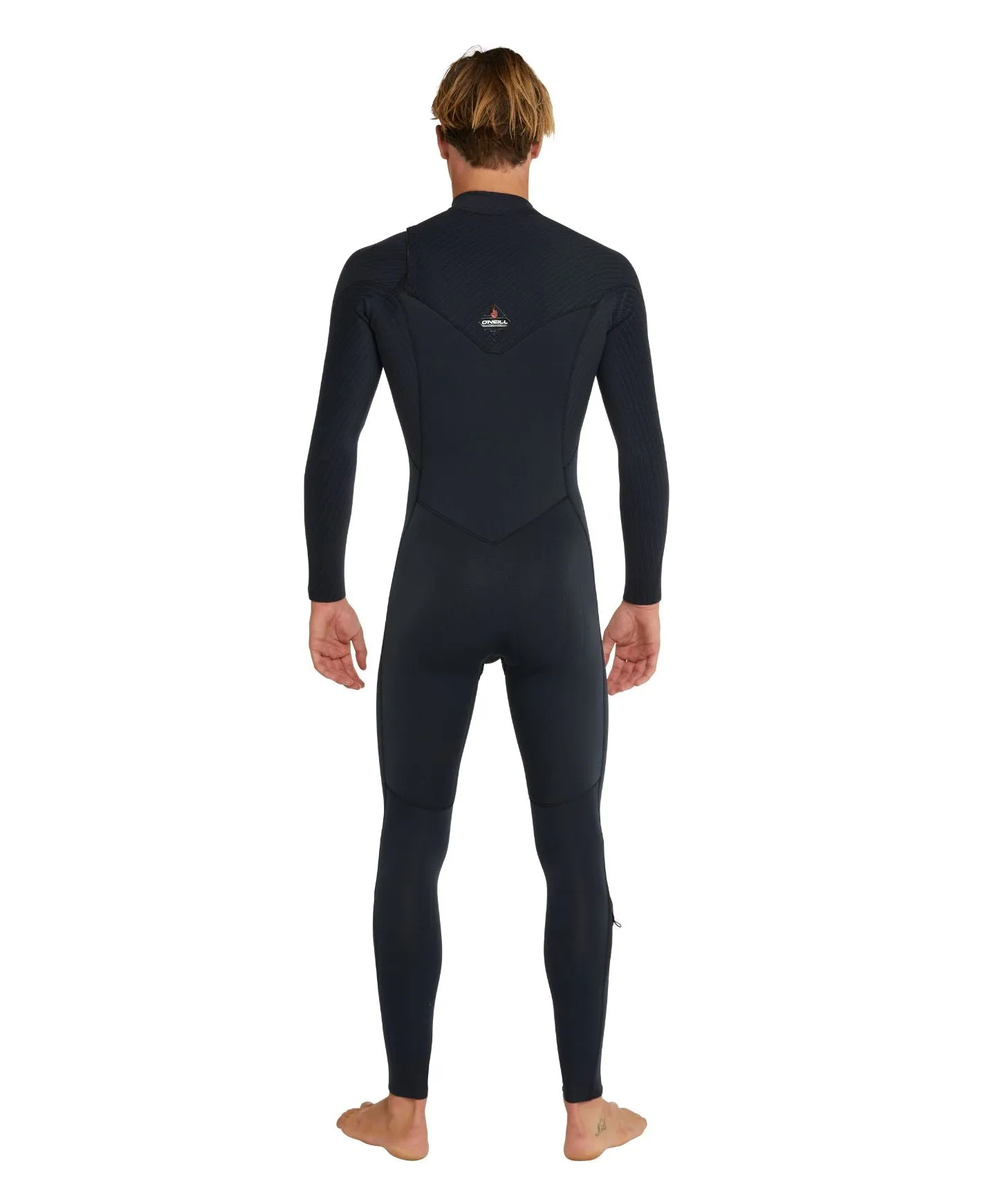 O'Neill HyperFire 4/3mm Steamer Chest Zip Wetsuit - Black