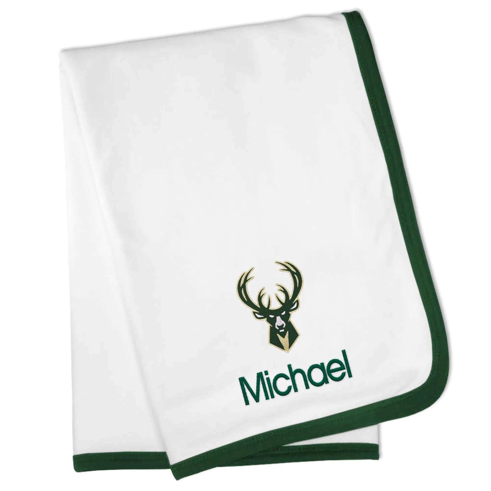 Personalized Milwaukee Bucks Blanket