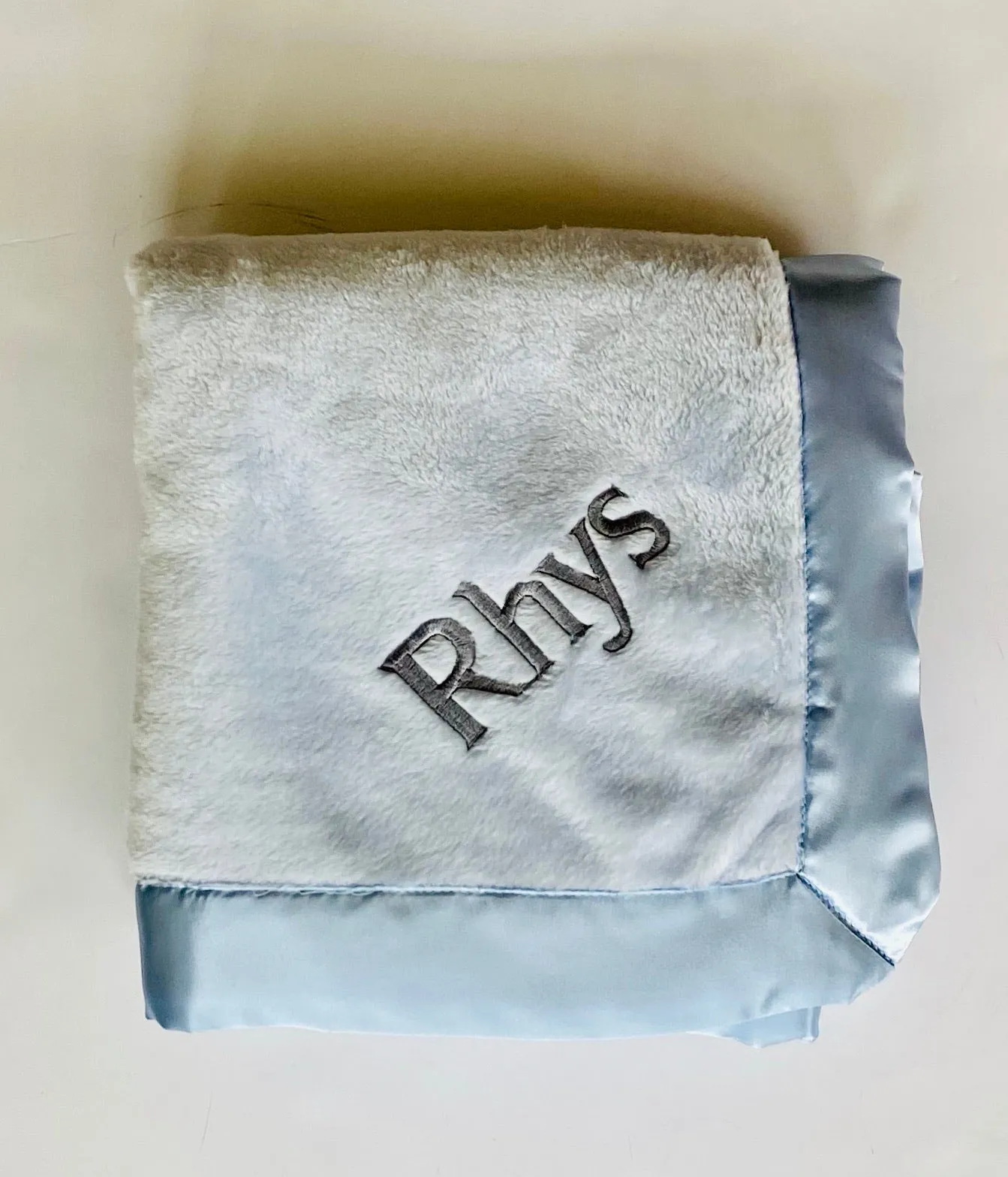 Personalized Plush baby blanket  (Multiple Colors Available)