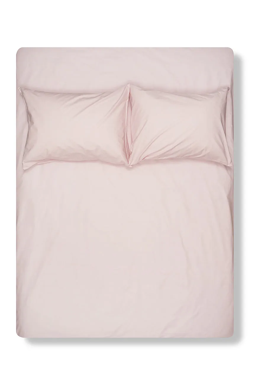 Pima Cotton Percale Bedding in Blush Color