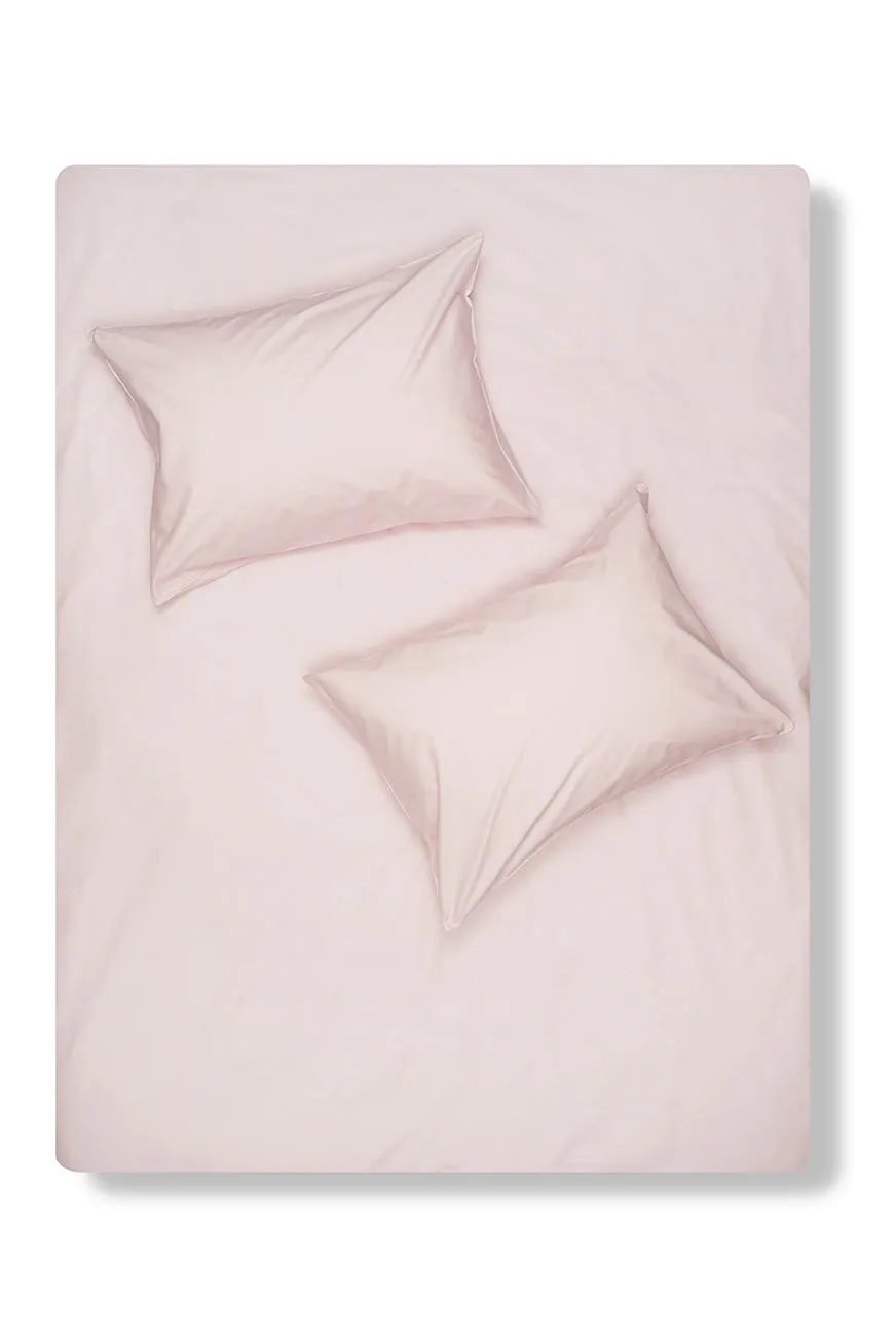 Pima Cotton Percale Bedding in Blush Color