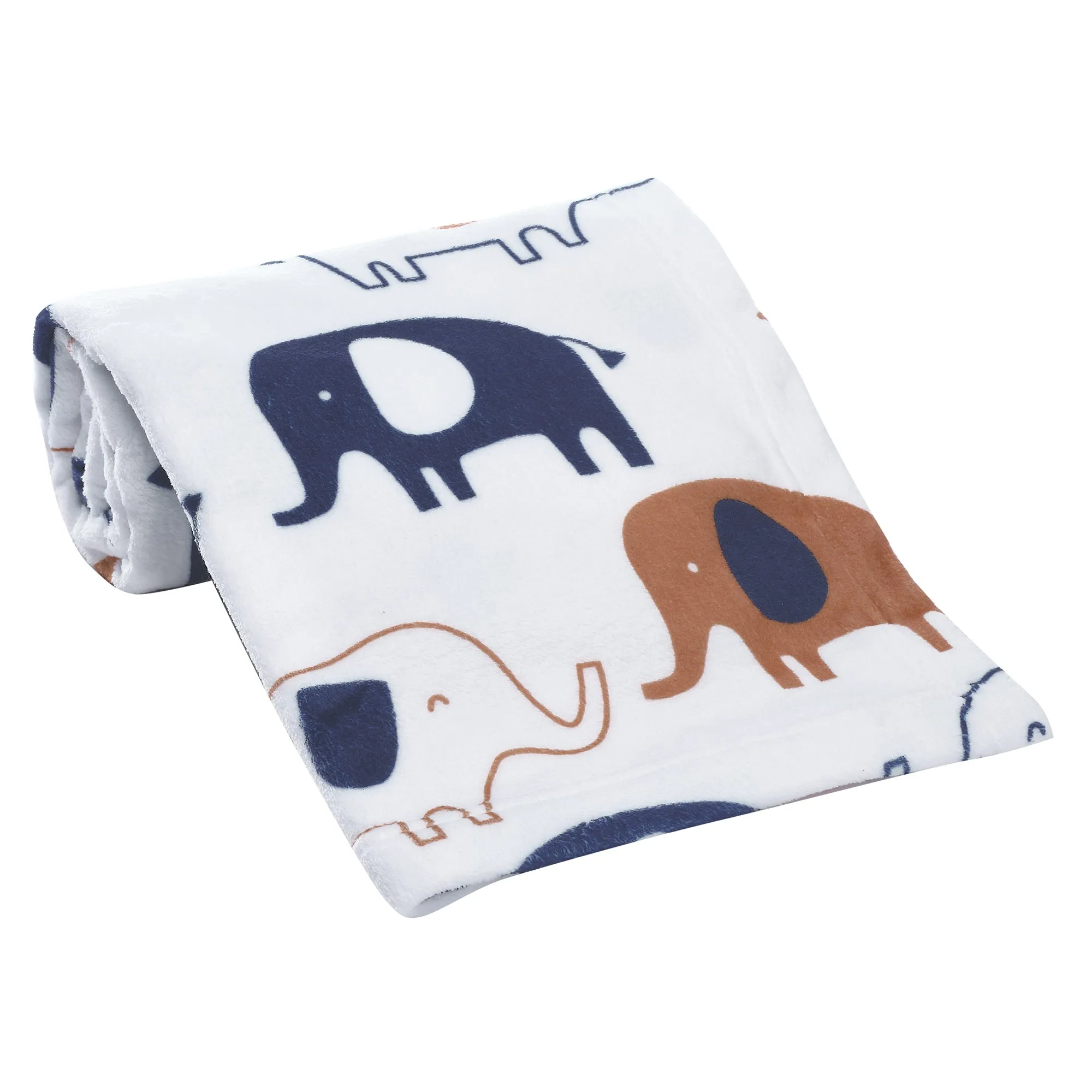 Playful Elephant Baby Blanket