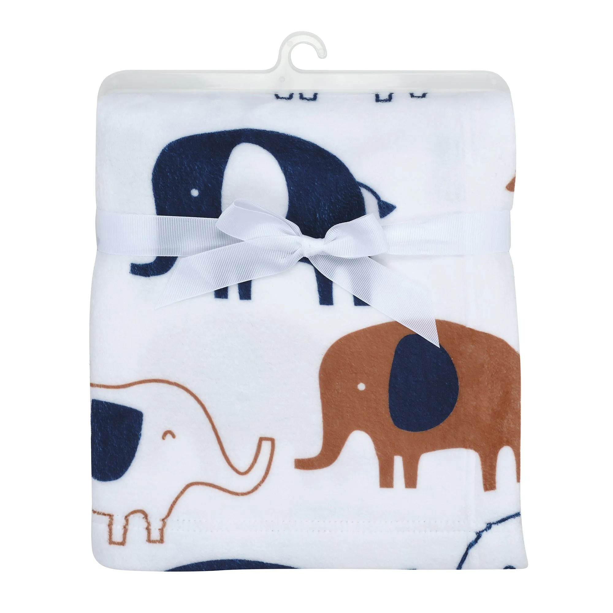 Playful Elephant Baby Blanket