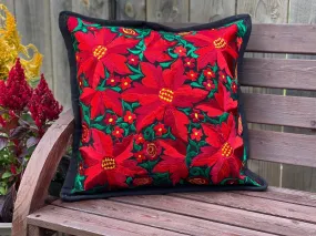 Poinsettia Pillow Case