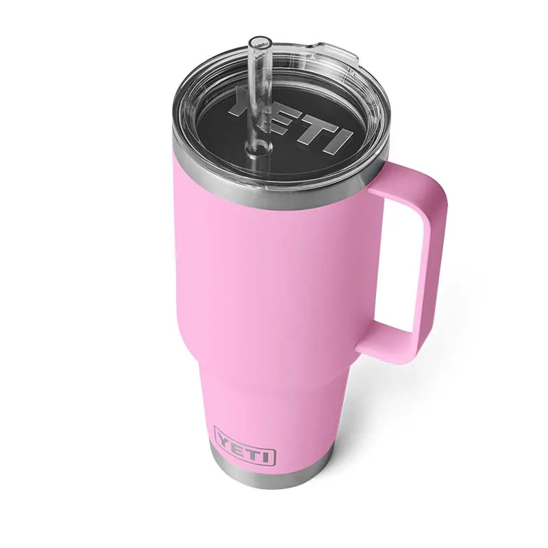 Power Pink Rambler 42oz Straw Mug