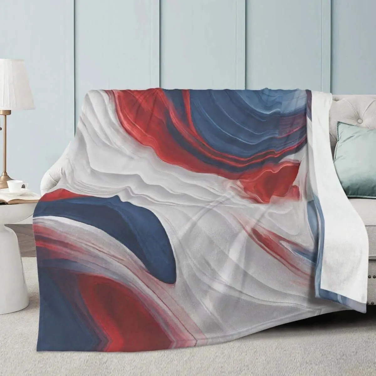 Premium Patriotic Fleece Blanket