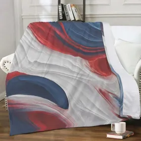 Premium Patriotic Fleece Blanket