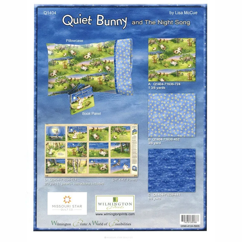 Quiet Bunny Pillowcase and Soft Book Kit