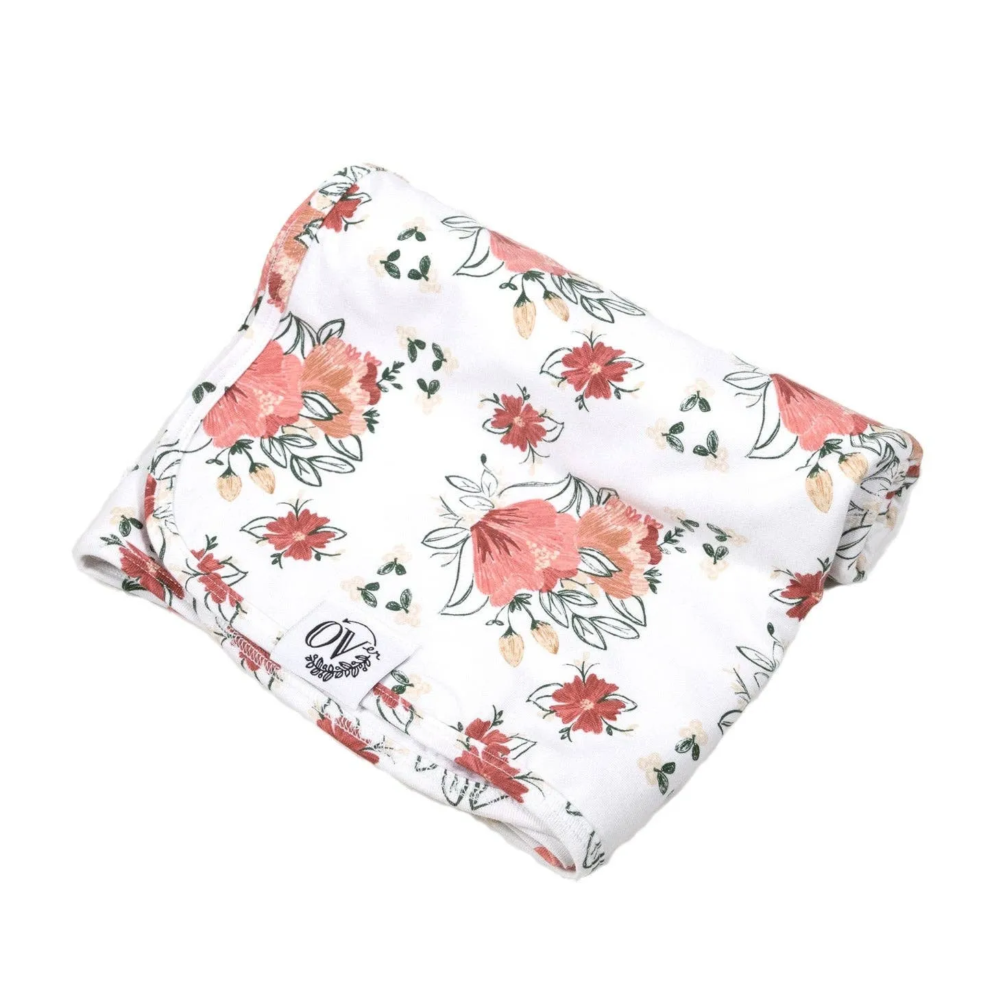 "NEW" BABY SWADDLE BLANKET - BUTTERY SOFT - ESTELLE FLORAL